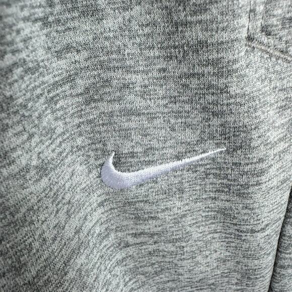 Nike Gray Therma-Fit Drawstring Elastic Waist Straight Leg Sweatpants Size L - Picture 4 of 9